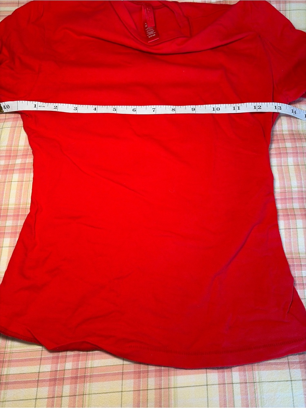Skims Red Basic Long Sleeve - Picture 3 of 5